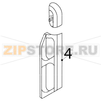 Detector Hoshizaki IM-65NE Detector Hoshizaki IM-65NEЗапчасть на деталировке под номером: 4