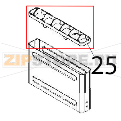 Flue guard Angelo Po 091FR1E Flue guard Angelo Po 091FR1EЗапчасть на деталировке под номером: 25