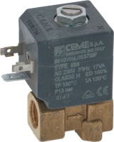 ЭЛЕКТРОМАГНИТНЫЙ КЛАПАН ДЛЯ ПАРА 2-Х ХОДОВОЙ 230В Ø 1/4"