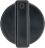 KNOB CANDY BLACK ø 35 mm