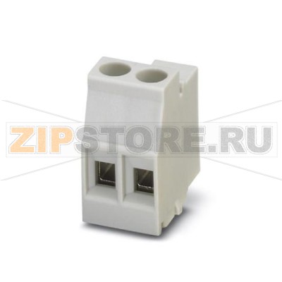 Клеммы для печатного монтажа Phoenix Contact MKDSO 2,5/ 2-L KMGY Номинальный ток: 24 А, Номинальное напряжение: 320 В, Размер шага: 5 мм, Полюсов: 2, Тип подключения: Винтовые зажимы, Монтаж: пайка, Направление подключения, проводник / печатная плата: 0 °, Цвет: cветло-серый, Изделие с боковым расположением выводов.Минимальный заказ: 50 шт.Упаковка: 50 шт.