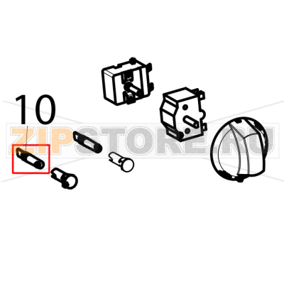 Green neon lamp 230 V Tecnoinox FR43FE7 Green neon lamp 230 V Tecnoinox FR43FE7Запчасть на деталировке под номером: 10