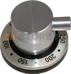 THERMOSTAT KNOB BLACK-ST./STEEL ML 