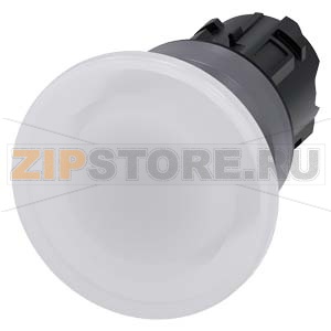 АКТУАТОР ГРИБОВИДНОЙ КНОПКИ С ВОЗМОЖНОСТЬЮ ПОДСВЕТКИ, 22MM, КРУГЛ., ПЛАСТИК С МЕТАЛЛИЧЕСКИМ ФРОНТАЛЬНЫМ КОЛЬЦОМ, КНОПКА БЕЛАЯ, 40MM, БЕЗ ФИКСАЦИИ, С ГРАВИРОВКОЙ ЛАЗЕРОМ, КАСТОМИЗИРОВАННАЯ МАРКИРОВКА ИЛИ ГРАФИЧЕСКИЕ СИМВОЛЫ В СООТВЕТСТВИИ С ВЫБОРОМ В КОНФИ 