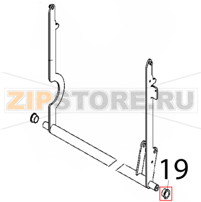 Bush Rollmatic CP 52 Bush Rollmatic CP 52Запчасть на деталировке под номером: 19