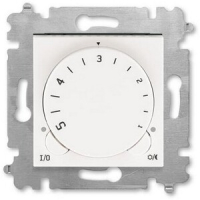 Терморегулятор с поворотной ручкой, жемчуг/ледяной ABB 2CHH920003A6068