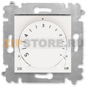 Терморегулятор с поворотной ручкой, жемчуг/ледяной ABB 2CHH920003A6068 