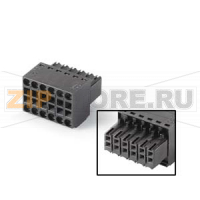 Connector, female, 8-pole, grid size 3.50 mm 180&#176;, max.: 1.5 mm2. For further information, quantity and content: See technical data Siemens 6AV6881-0HE20-0AA0