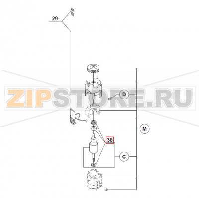 Roulement moteur Robot Coupe CMP 250 Combi Roulement moteur Robot Coupe CMP 250 Combi

Запчасть на сборочном чертеже под номером: 38

Название запчасти Robot Coupe на французском языке: Roulement moteur Robot Coupe CMP 250 Combi