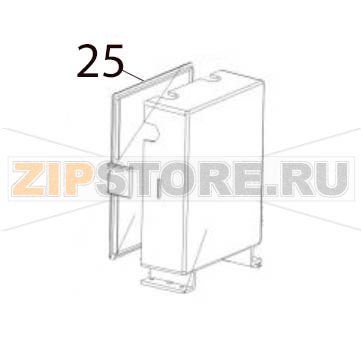 PCB Box cover Hurakan HKN-IMSD15 PCB Box cover Hurakan HKN-IMSD15Запчасть на деталировке под номером: 25
