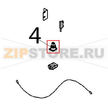 Connettore USB Angelo Po FX201G3 Connettore USB Angelo Po FX201G3Запчасть на деталировке под номером: 4