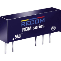Преобразователь DC/DC, печатный монтаж, 12 В/DC, -12 В/DC, 41 mA Recom RBM-1212D