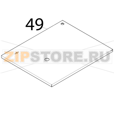 Coperchio inox Tecnoeka KF 1010 A UD Coperchio inox Tecnoeka KF 1010 A UDЗапчасть на деталировке под номером: 49