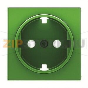Накладка для розетки, зелёная ABB 2CLA858800A8001 