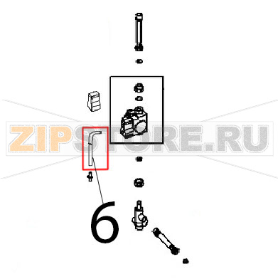 Tubo nero Ø: 8x5 guarniz. forno Angelo Po FX201G3 Tubo nero Ø: 8x5 guarniz. forno Angelo Po FX201G3Запчасть на деталировке под номером: 6
