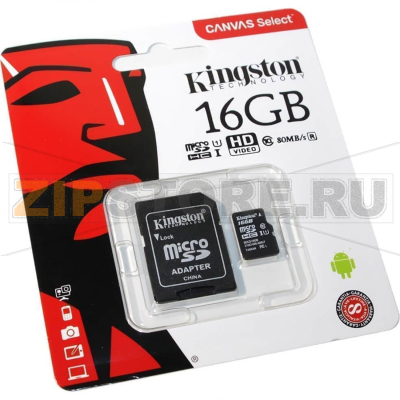 Карта памяти 16 Гб Kingston SDC2-16GB 