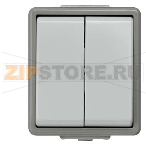 DELTA FLACHE ВЫКЛЮЧАТЕЛЬ 10А 250В НАВЕСНОГО МОНТАЖА IP44 С ЗАЩИТОЙ ОТ БРЫЗГ  2 КЛАВИШИ ДЛЯ ВКЛ/ВЫКЛ ИЗ 2-Х МЕСТ Siemens 5TA4708 