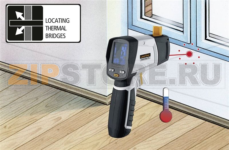 Термометр инфракрасный, от -40 до 365°C Laserliner CondenseSpot Plus 