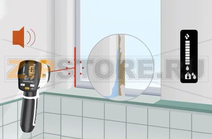 Термометр инфракрасный, от -40 до 365°C Laserliner CondenseSpot Plus 