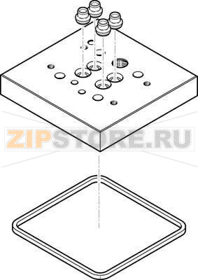 Плита пневматическая, многоканальная Festo CPV10-VI-P2-M7-C 