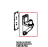 Door support lower bracket Unox XB 693