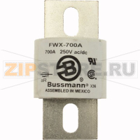 Предохранитель, 700 A, AC 250 В, 200 кА, 51x98 мм, UL Eaton BUSS HIGH SPEED FUSE