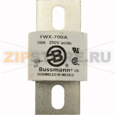 Предохранитель, 700 A, AC 250 В, 200 кА, 51x98 мм, UL Eaton BUSS HIGH SPEED FUSE 