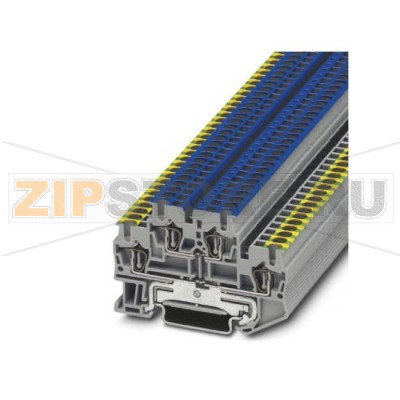 Проходные клеммы Phoenix Contact STTB 2,5-PE/N Сечение:  0,08 мм² - 4 мм², AWG: 28 - 12, Тип подключения: Пружинный зажим, Ширина: 5,2 мм, Цвет: cерый, Тип монтажа: NS 35/7,5, NS 35/15.Минимальный заказ: 50 шт.Упаковка: 50 шт.