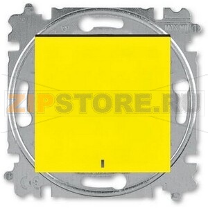 Переключатель одноклавишный с ориентировочной подсветкой, жёлтый ABB 2CHH590646A6064 