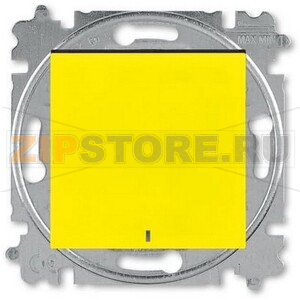 Переключатель одноклавишный с ориентировочной подсветкой, жёлтый ABB 2CHH590646A6064 