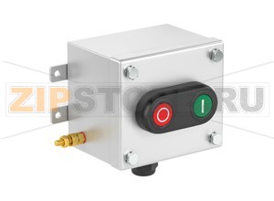 Модуль управления Control Unit Ex e, Stainless Steel, Pushbutton LCS1.DMMX.F.1 Pepperl+Fuchs Electrical specificationsOperating voltage250 V max.Operating current16 A max.Terminal capacity2.5 mm2Functiondouble pushbuttonColorred / greenContact configuration1x NO / 1x NCUsage categoryAC12 - 12 ... 250 V AC - 16 AAC15 - 12 ... 250 V AC - 10 ADC13 - 12 ... 110 V DC - 1 ADC13 - 12 ... 24 V DC - 1ANumber of poles2Labeling0 - IMechanical specificationsHeight102 mm (A)Width116 mm (B)Depth85.5 mm (C)External dimension100 mm with operators (C1) 92.2 mm with screws (C2) 145 mm with mounting brackets (K)Fixing holes distance, height41 mm (G)Fixing holes distance, width130 mm (H)Enclosure coverfully detachableCover fixingM6 stainless steel hexagon head screwsFixing holes diameter6.1 mm (J)Degree of protectionIP66Cable entryNumber of cable entries1x M25 in face B fitted with polyamide Ex e cable glandDefined entry areaface BMaterialEnclosure1.5 mm 316L, (1.4404) stainless steelFinishelectropolishedSealone piece closed cell neopreneMass1.5 kgMountingmouting brackets with 6.1 mm screw holesGroundingM6 internal/external brass grounding boltAmbient conditionsAmbient temperature-40 ... 55 °C (-40 ... 131 °F) @ T4 -40 ... 40 °C (-40 ... 104 °F) @ T6 Data for application in connection with hazardous areasEU-Type Examination CertificateCML 16 ATEX 3009 XMarking II 2 GD Ex db eb mb IIC T* Gb Ex tb IIIC T** °C Db T6/T80 °C @ Ta +40 °C T4/T130 °C @ Ta +55 °CInternational approvalsIECEx approvalIECEx CML 16.0008XEAC approvalTC RU C-DE.GB06.B.00567ConformityDegree of protectionEN 60529General informationSupplementary informationEC-Type Examination Certificate, Statement of Conformity, Declaration of Conformity, Attestation of Conformity and instructions have to be observed where applicable. For information see www.pepperl-fuchs.com.AccessoriesOptional accessoriesEngraved traffolyte tag labelEngraved AISI 316L stainless steel tag labelColor in-fill stainless steel tag label