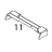 Rotary cutter frame A Toshiba TEC B-SX4T-GS20-QM-R