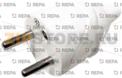 FICHE MALE 10/16A 2 POLES + TERRE 