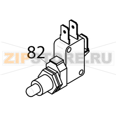 Door switch Piron P920RXS Door switch Piron P920RXSЗапчасть на деталировке под номером: 82