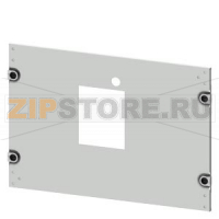 SIVACON S4 Masking frame SENTRON 3VA 3VA23 (up to 400 A) 3VA24 (up to 630 A) 4-pole Mounting position horizontal withdrawable connection Number of switches 1 Height 350 mm Width 600 mm Siemens 8PQ2035-6BA25