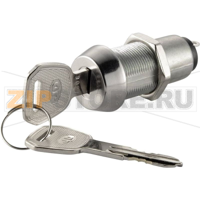 Выключатель с ключом 30 В, 3 А, 1 x выкл/вкл, 1x90° TRU Components NO.8212 