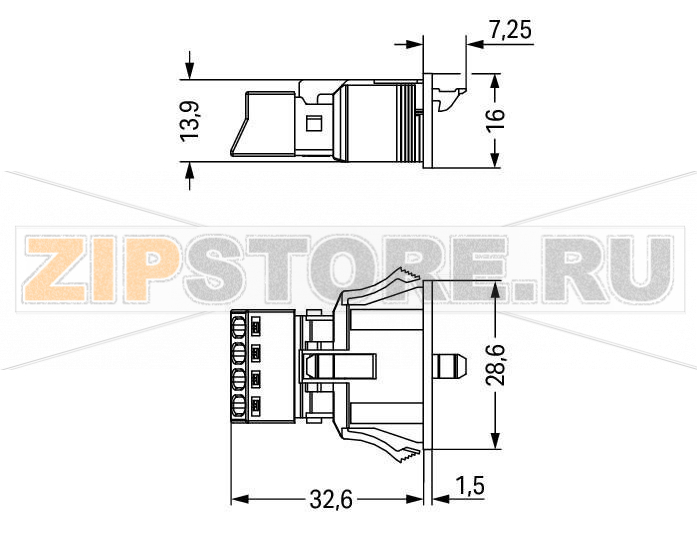 Защелкивающаяся розетка; 4-пол.; Код. A; 1,50 mm; черные Wago 890-704 Protected against mismating and maintenance-freePush-in CAGE CLAMP® spring pressure connection technology allows solid conductors to be simply pushed into a unit.Low profile with 4.4 mm pole spacingWhen assembled, the installation connectors comply with IP40 and are suitable for easily accessible areas....
