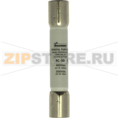 Предохранитель, 6 A, AC 600 В, DC 170 В, 100 кА, 33.3x10.4 мм, G, UL, CSA, быстродействующий Eaton 