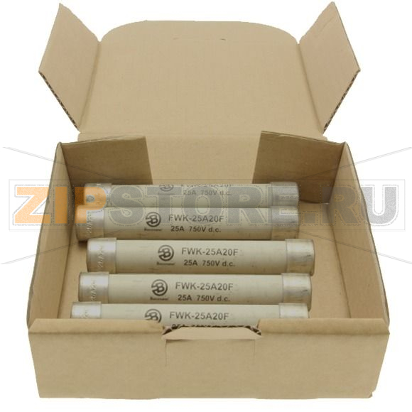 Предохранитель, 25 A, AC 750 В, DC 750 В, 50 кА, 20x127 мм, aR, IEC Eaton 25AMP 750V TRACTION FUS 