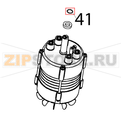 OR gasket Vema SG 2081 OR gasket Vema SG 2081Запчасть на деталировке под номером: 41