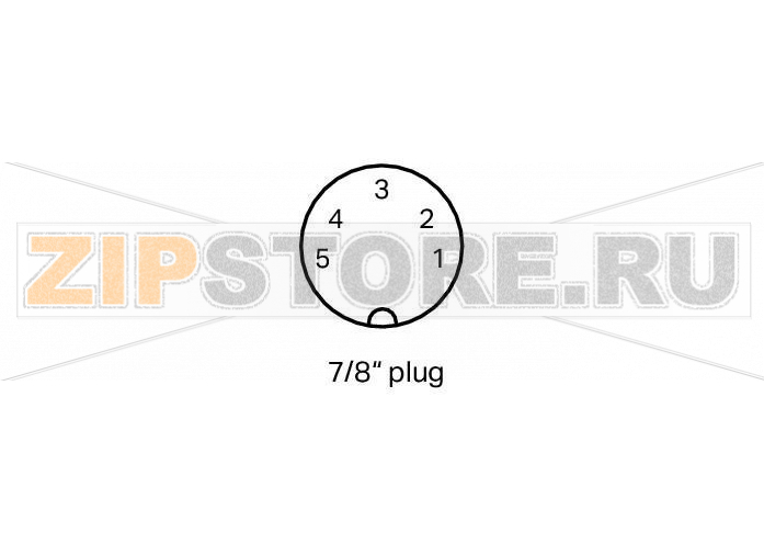 Pluggable connector, 7/8 inch; 7/8 inch; 5-pole; Plug, angled Wago 787-6716/9600-000 ?Features:7/8“ screw connection: Industry-proven connection technology for a large selection of different conductorsHigh protection class for safe field applicationsVibration- and shock-resistant via integrated locking mechanismPUR coating...