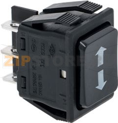 ОДНОПОЛЮСНАЯ ЧЕРНАЯ КНОПКА, 16А, 250В 