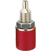 Гнездо лабораторное, Ø контакта: 4 мм, красное, 100 шт TRU Components TC-2519014