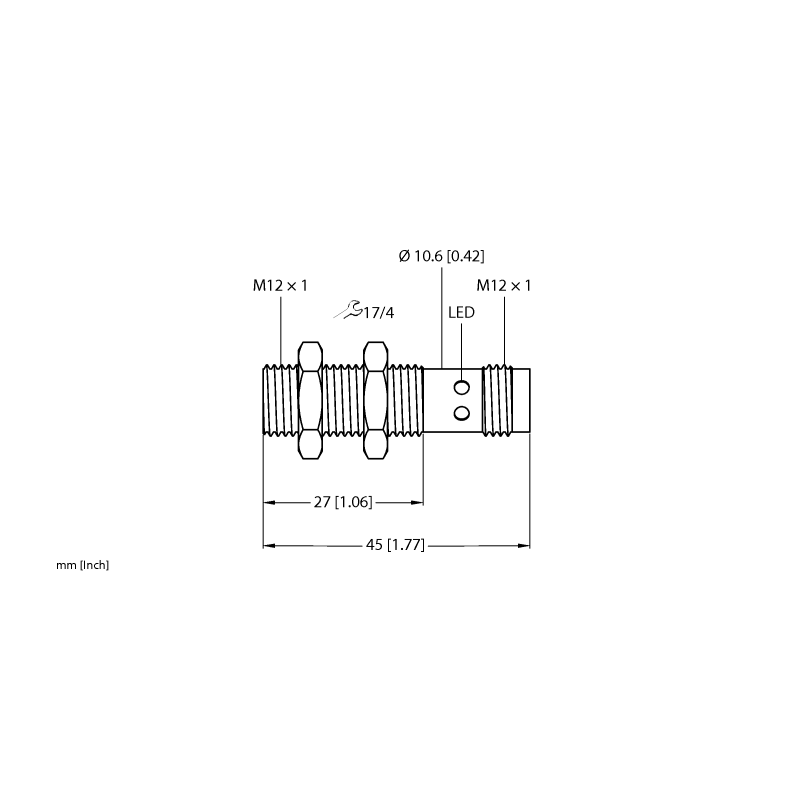 Датчик емкостный Turck BCT4-M12-IOL-H1141 