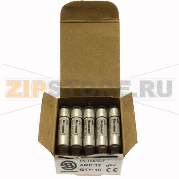 Предохранитель, 12 A, DC 1000 В, 50 кА, IEC 60269-6 type A, 10x59 мм, gPV, UL PV, IEC UL Eaton 1 