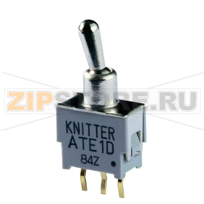 Тумблер 48 В DC/AC, 0.05 А, 1 x вкл/вкл, 1 шт Knitter-Switch ATE 1D 