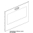 757X555X4 external glass Unox XBC 405