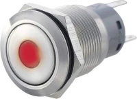 Кнопка антивандальная 250 В/AC, 5 А, 1 x вкл/вкл, без фиксации, IP67, 1 шт TRU Components LAS1-AGQ-11D