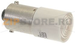 БЕЛАЯ ИНДИКАТОРНАЯ ЛАМПА 220 В 