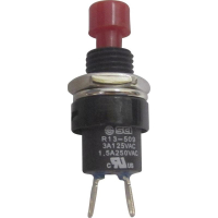 Кнопка 250 В/AC, 1.5 A, 1 x выкл/вкл, без фиксации, 1 шт TRU Components TC-R13-509A-05RT